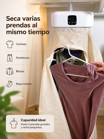 Secadora Portátil para Ropa